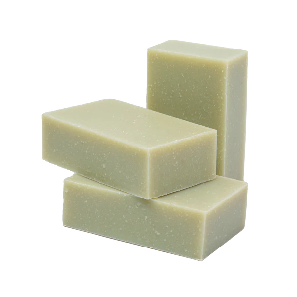 Green Clay and Olive Oil Bar Soap - 4 oz (3 bars)