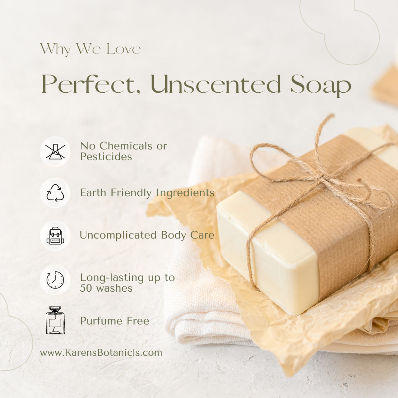 UNSCENTED SOAP - FRAGRANCE-FREE SOAP 4 oz